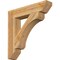 Ekena Millwork Legacy Slat Rough Sawn Bracket, Western Red Cedar, 6"W x 32"D x 32"H BKT06X32X32LEC06RWR - alternate 1